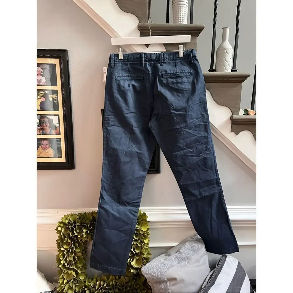 Gap Blue Sunwashed Khaki Pants sz 31X32 NWT